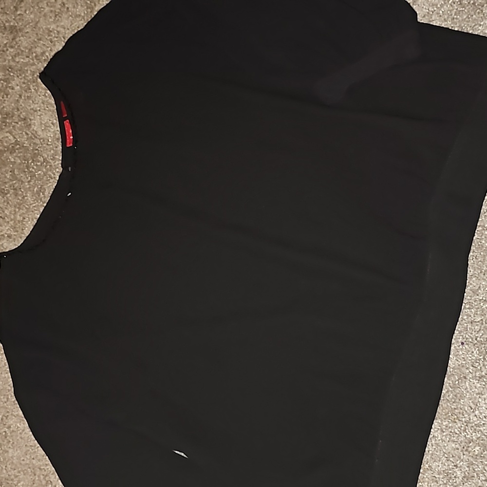 Daytrip - Beautiful Beaded Open Back Sheer Blouse # C7